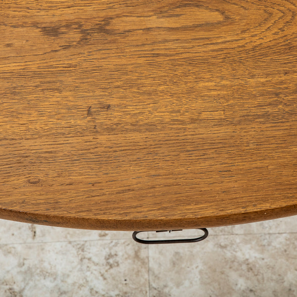 Round Oak Dining Table