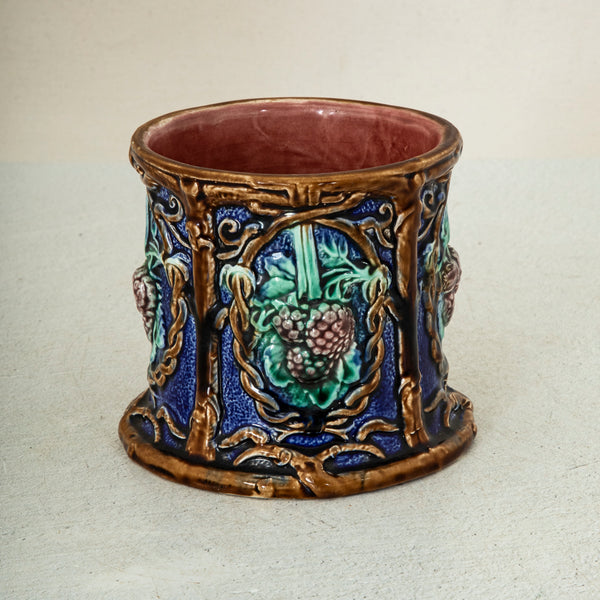 Majolica Cachepot