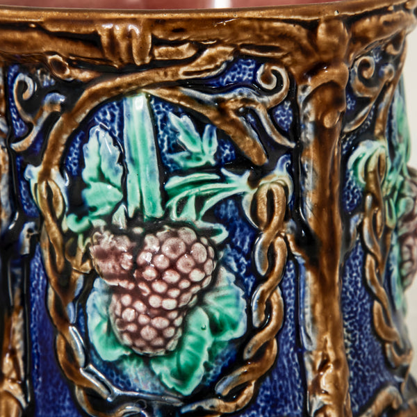 Majolica Cachepot