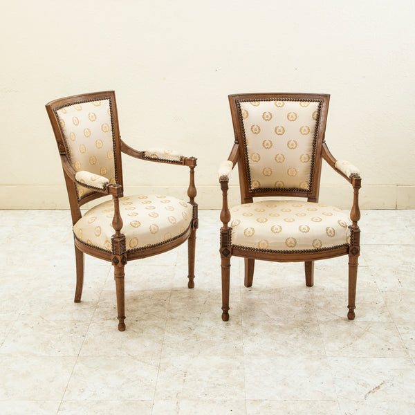 Pair of Hand Carved Armchairs