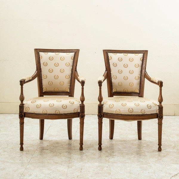 Pair of Hand Carved Armchairs