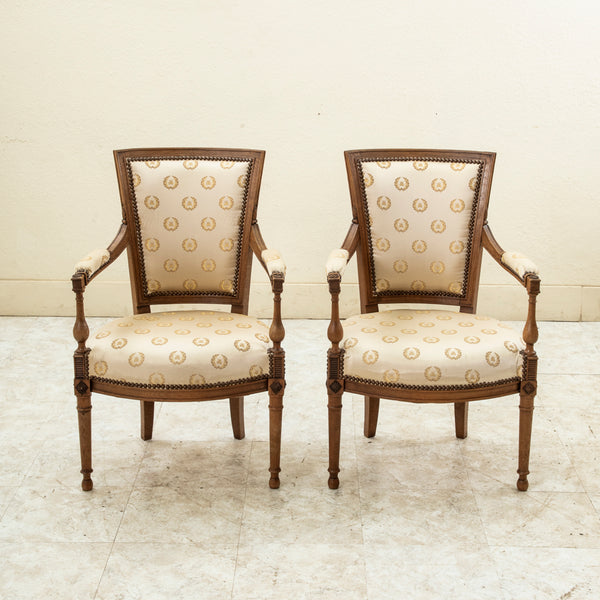 Pair of Hand Carved Armchairs