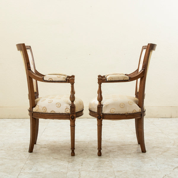 Pair of Hand Carved Armchairs