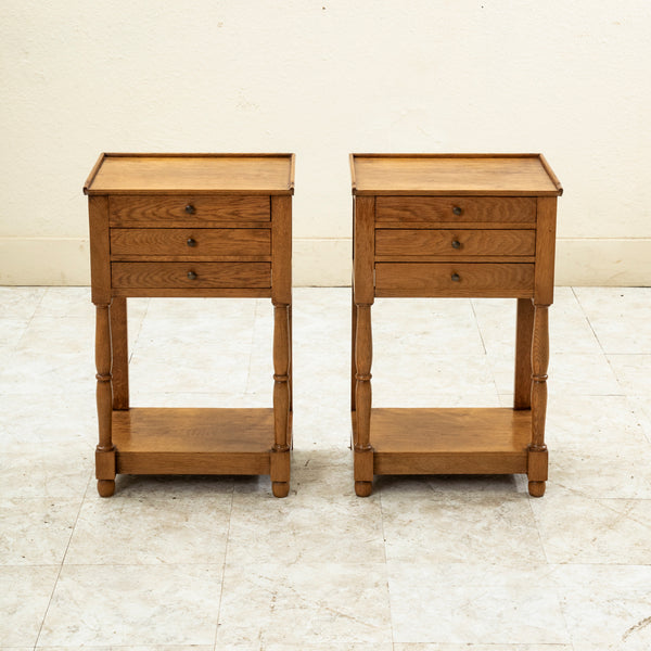 Pair of Oak Nightstands