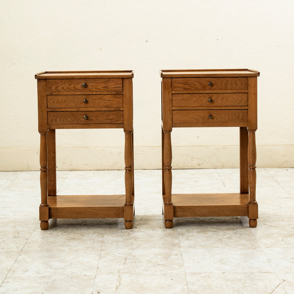 Pair of Oak Nightstands