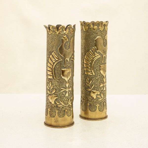 Trench Art Vases
