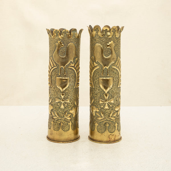 Trench Art Vases