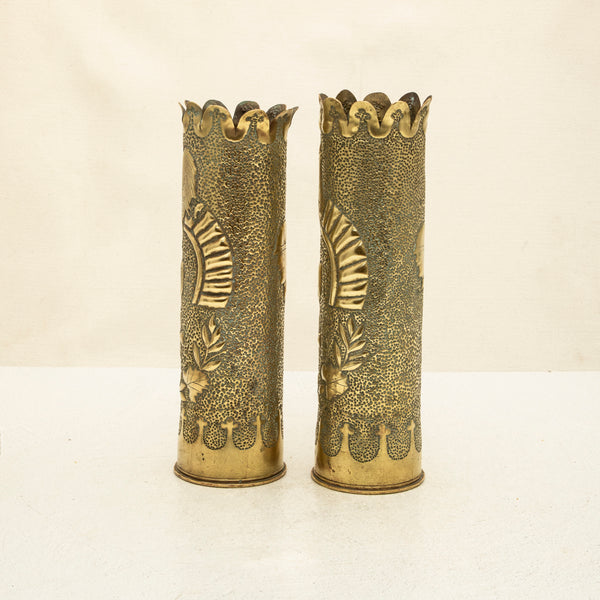 Trench Art Vases