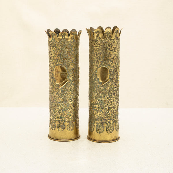 Trench Art Vases