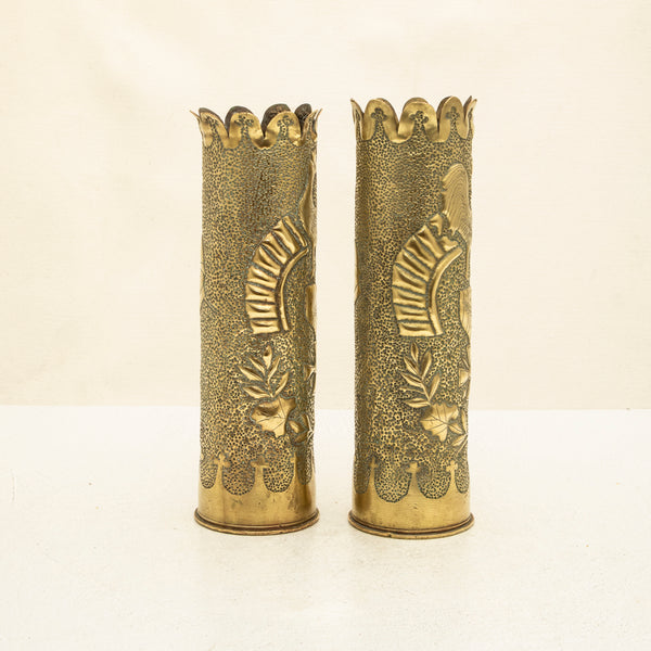 Trench Art Vases