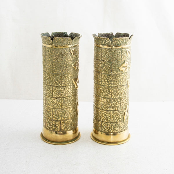 Trench Art Vases