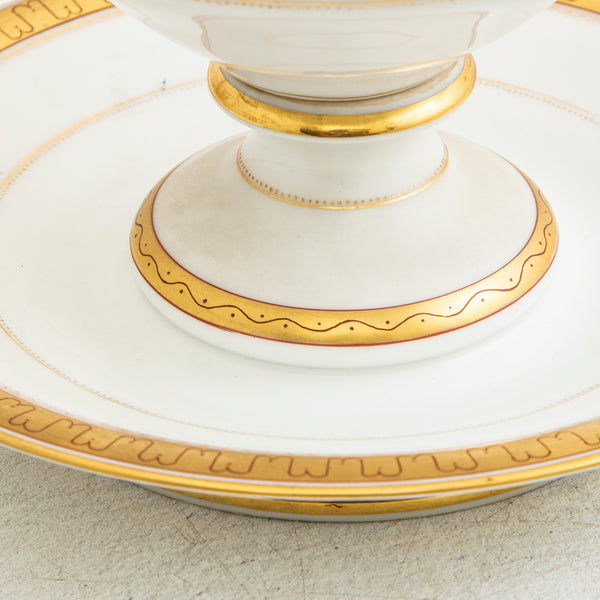 Charles X Porcelain Compote