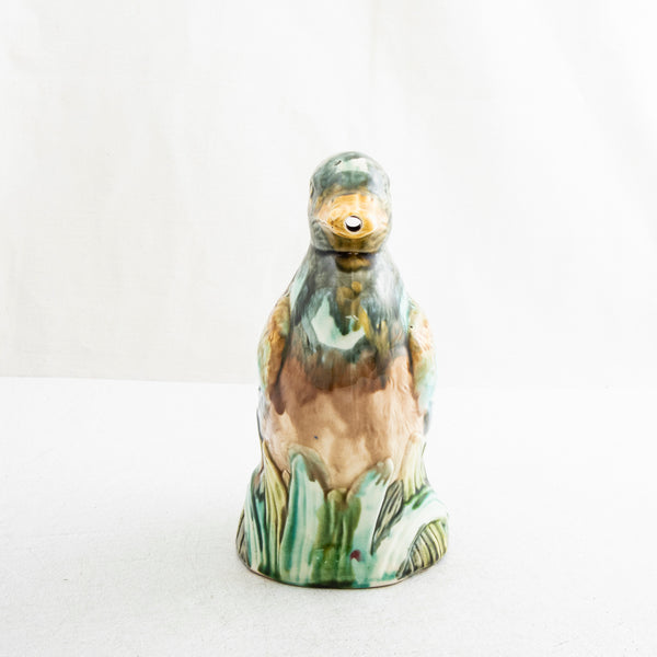 Majolica Duck Pitcher