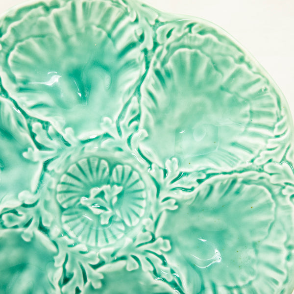Set of Six Oyster Plates