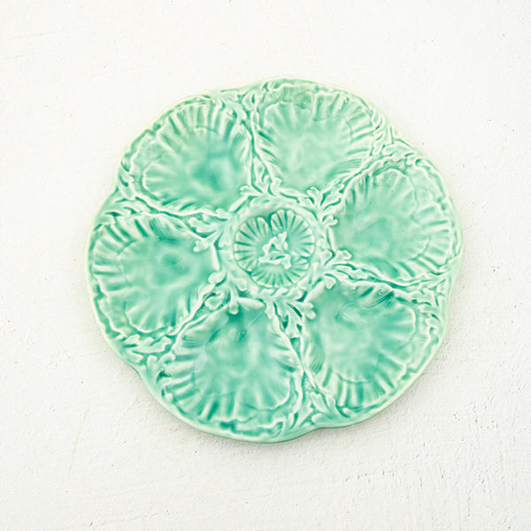 Set of Six Oyster Plates