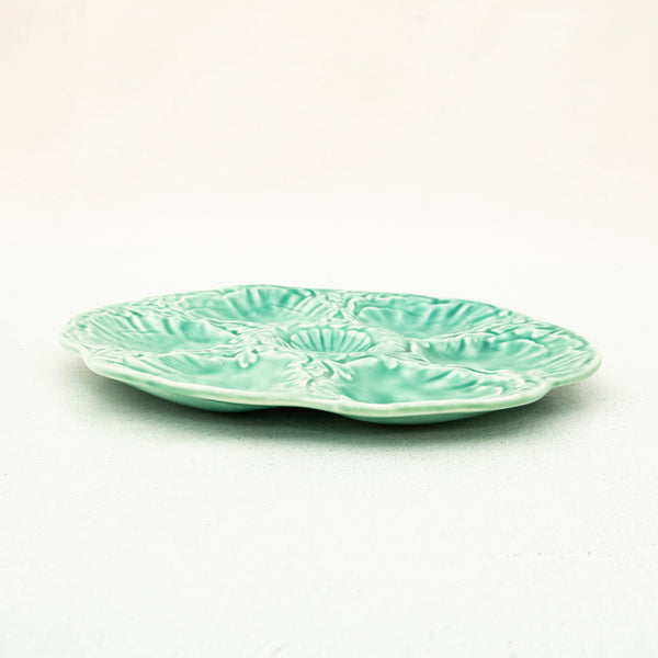 Set of Six Oyster Plates