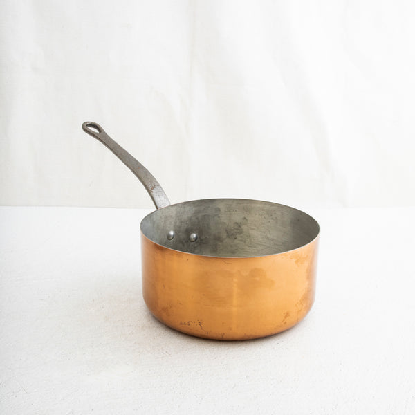 Set of Five Copper Pots