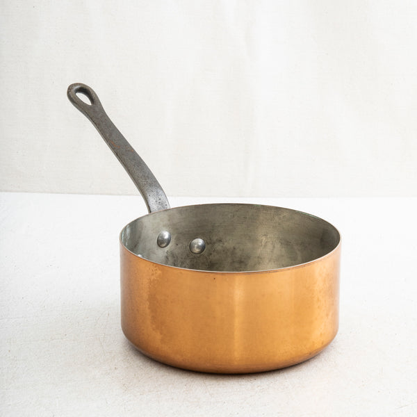 Set of Five Copper Pots