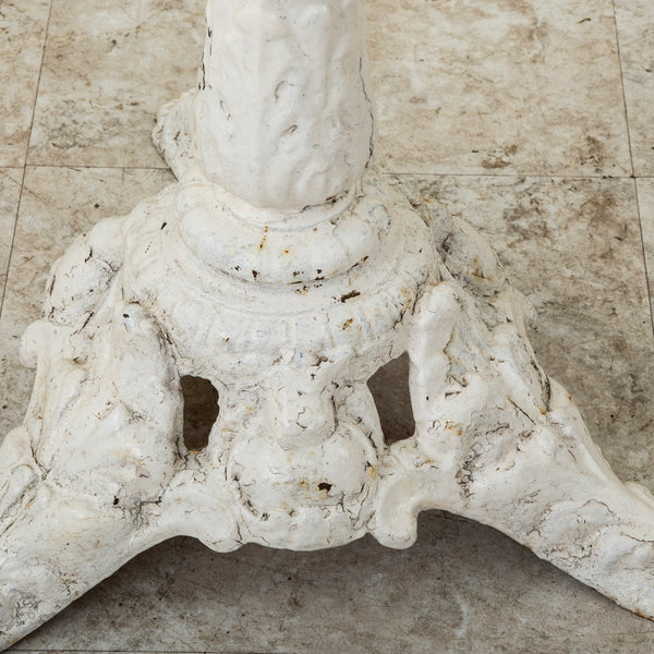 Iron and Marble Bistro Table