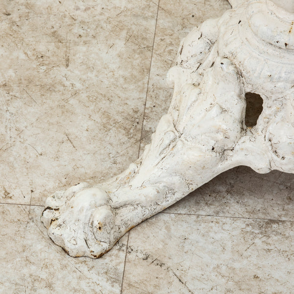 Iron and Marble Bistro Table