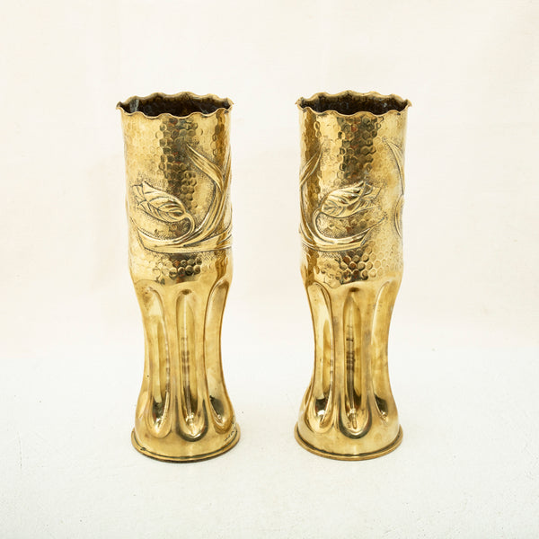 World War II Trench Art Vases