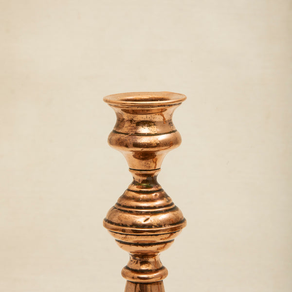 Pair of Copper Candlesticks
