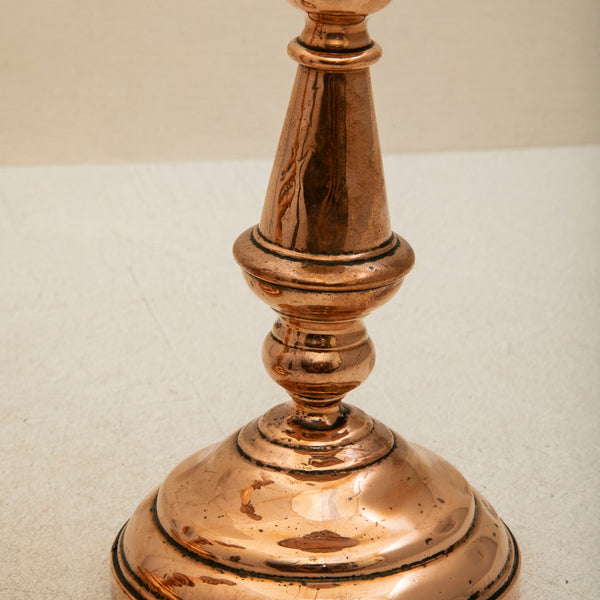 Pair of Copper Candlesticks