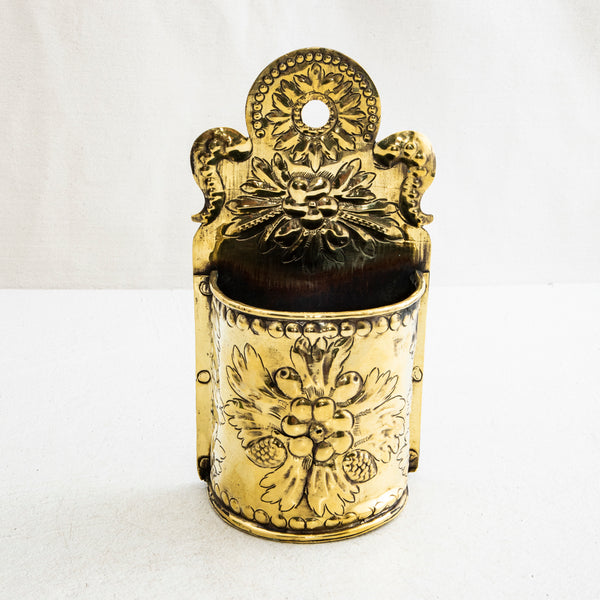 Bronze Repousse Spoon Holder