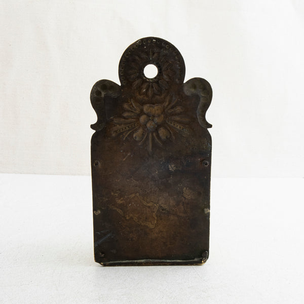 Bronze Repousse Spoon Holder