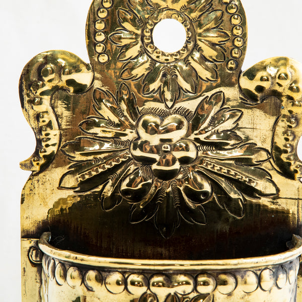 Bronze Repousse Spoon Holder