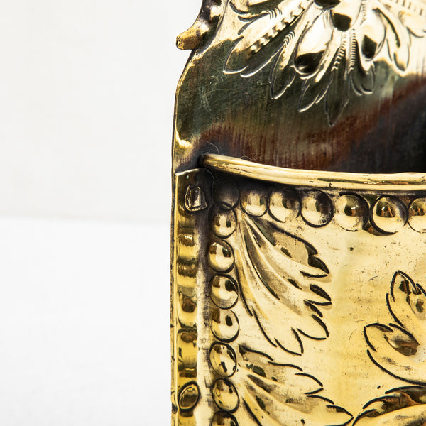 Bronze Repousse Spoon Holder