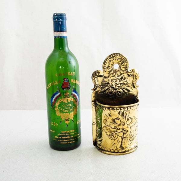 Bronze Repousse Spoon Holder