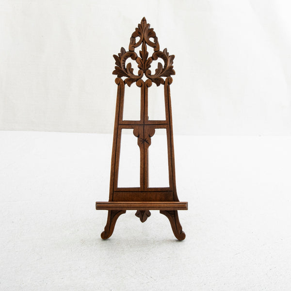 Petite Hand Carved Easel