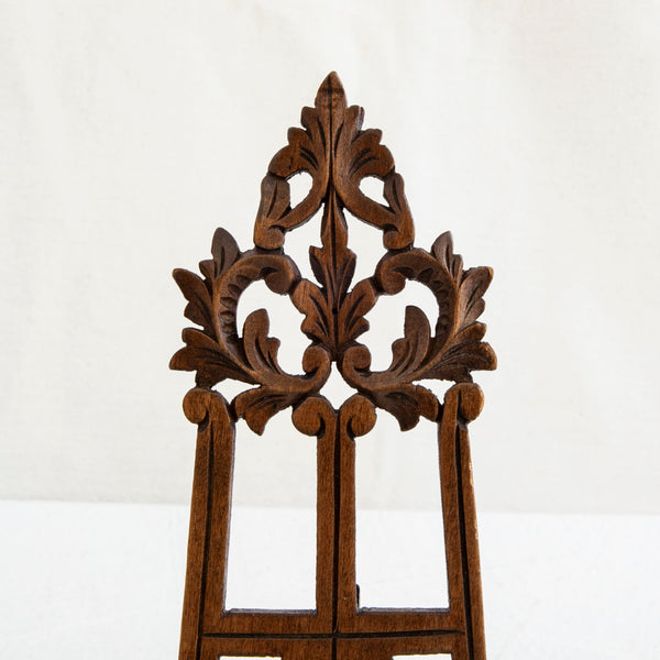 Petite Hand Carved Easel
