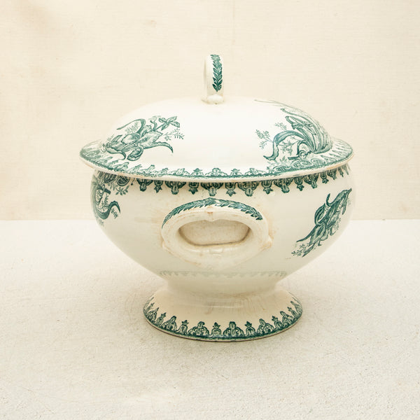Sarreguemines Soup Tureen