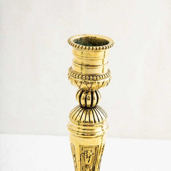 Pair of Bronze Candlesticks