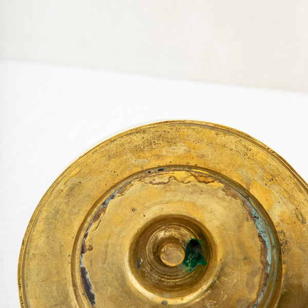 Pair of Bronze Candlesticks