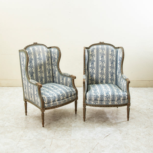 Pair of Wingback Armchairs