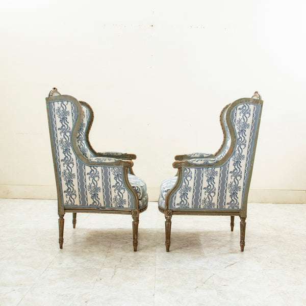 Pair of Wingback Armchairs