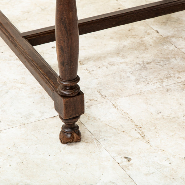 Walnut Armchair with Rams