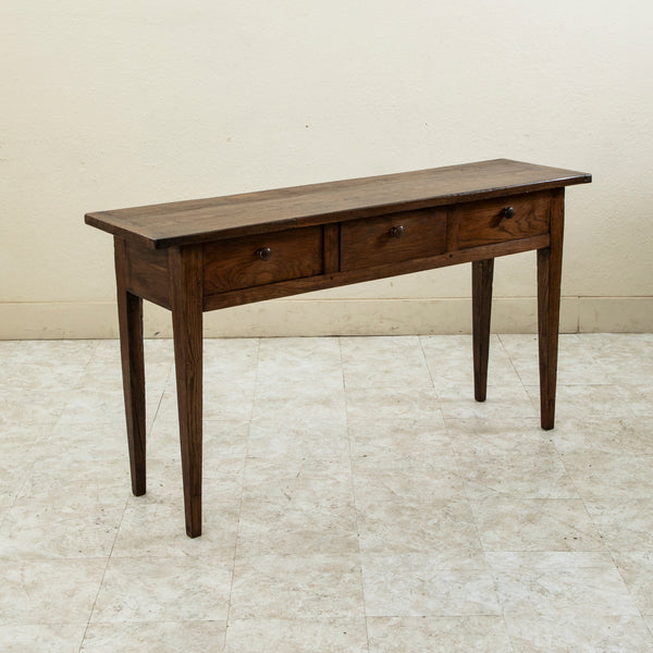 Oak Console Table