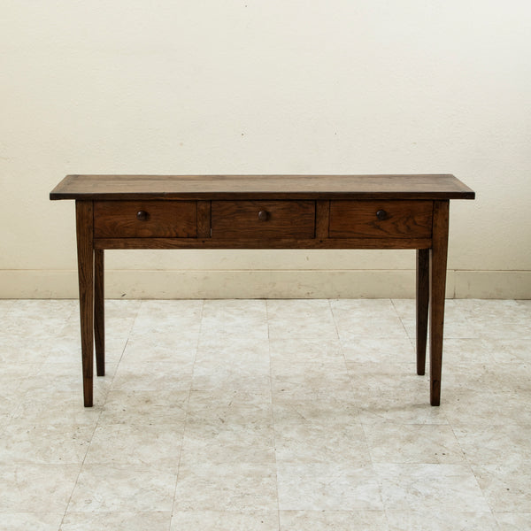 Oak Console Table
