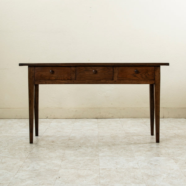 Oak Console Table