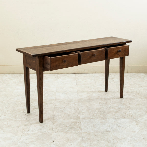 Oak Console Table