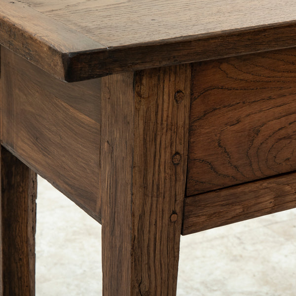 Oak Console Table