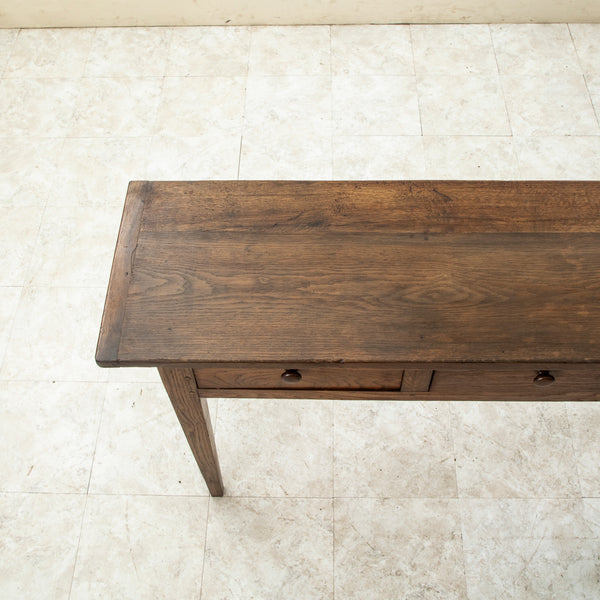 Oak Console Table