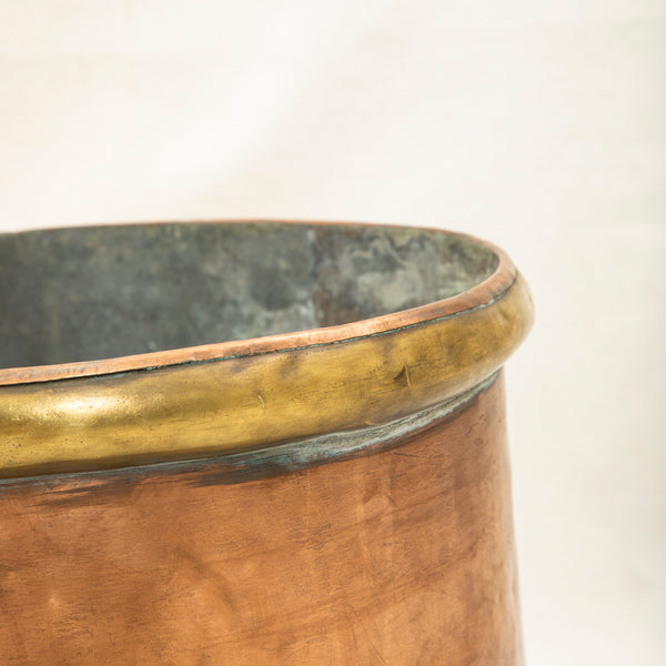Copper and Bronze Cachepot