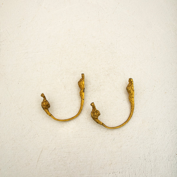 Pair of Bronze Hooks
