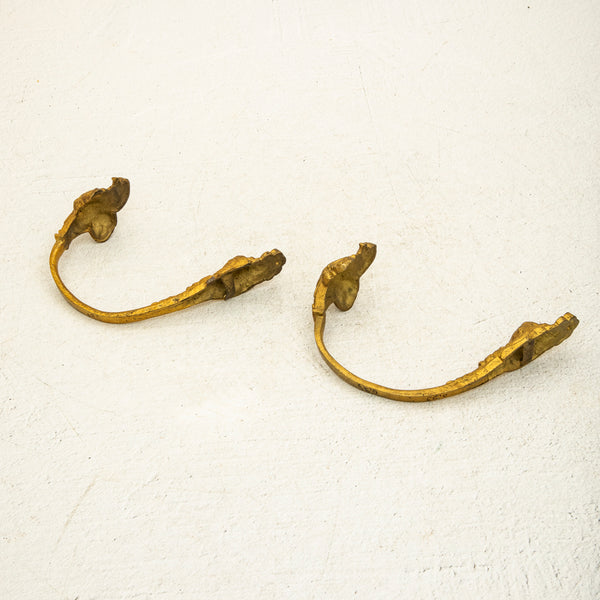 Pair of Bronze Hooks
