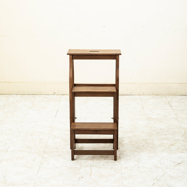 Folding Oak Ladder